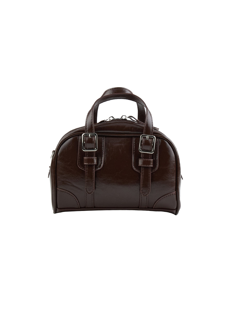 A-1767 Buckle Round Handle Bag