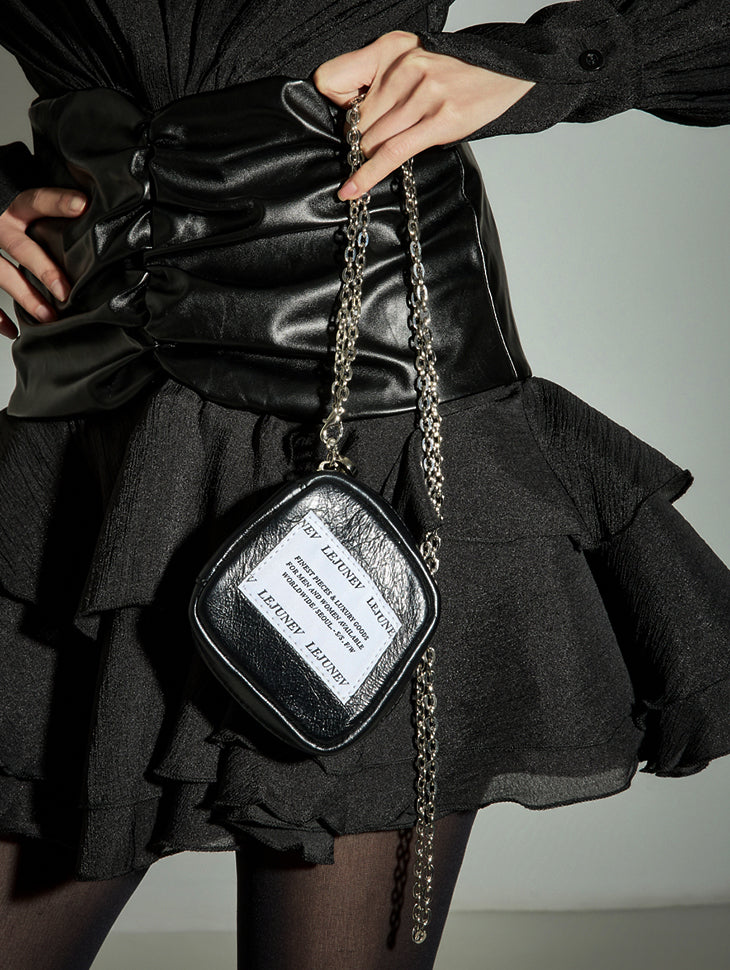 A-1773 Square Chain Mini Bag