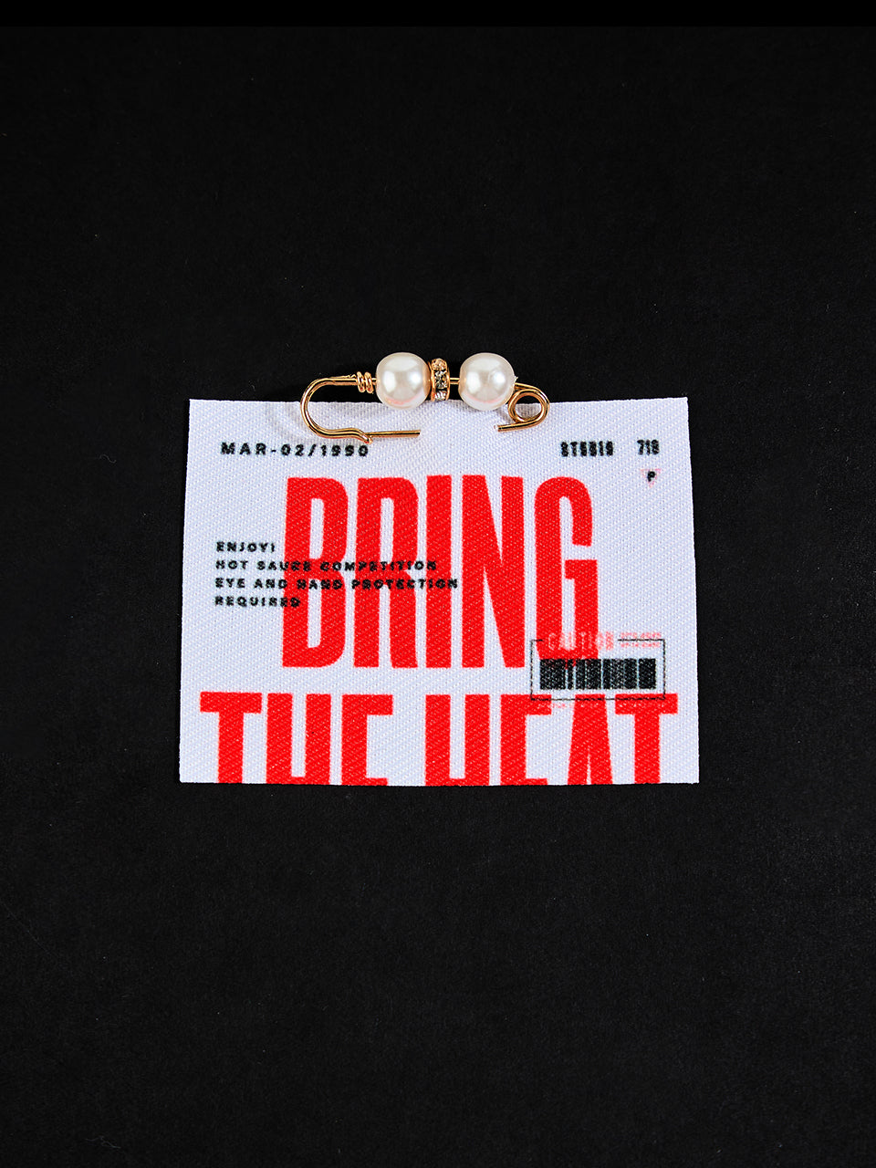 AB-184 Pearl Clip Brooch