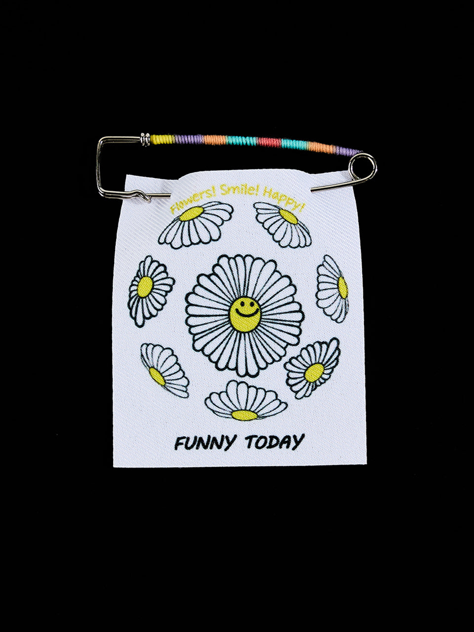 AB-192 レインボーラベルブローチ