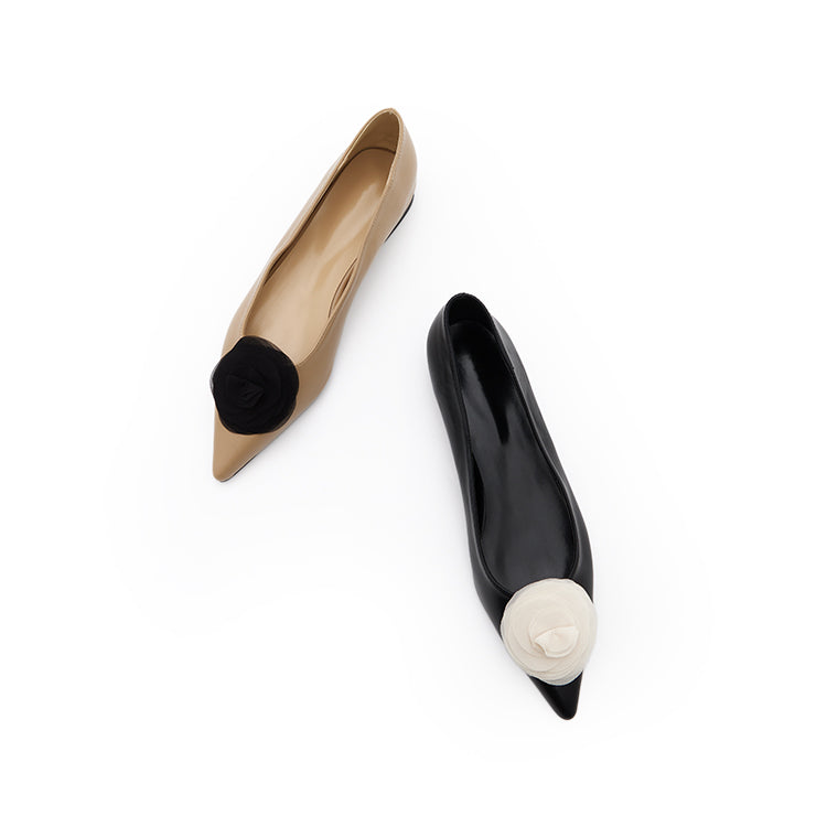 AR-3058 フラワーフラットシューズ