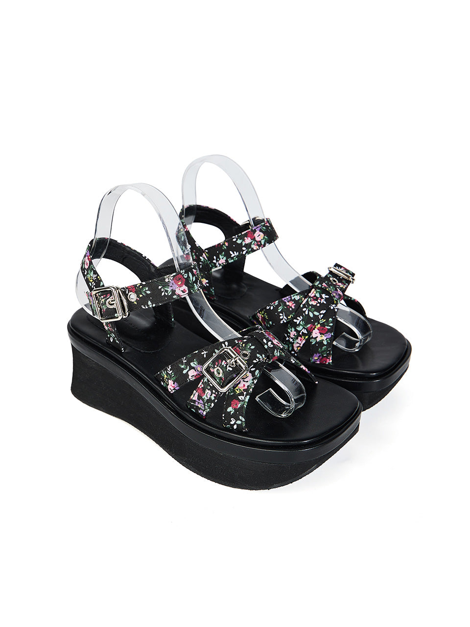 AR-3395 Flower Patterned Strap Sandals