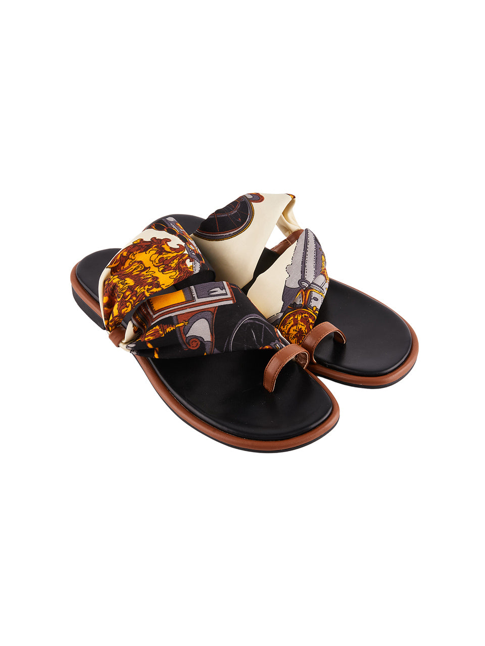 AR-3457 ビーチサンダル スカーフ スリッパ