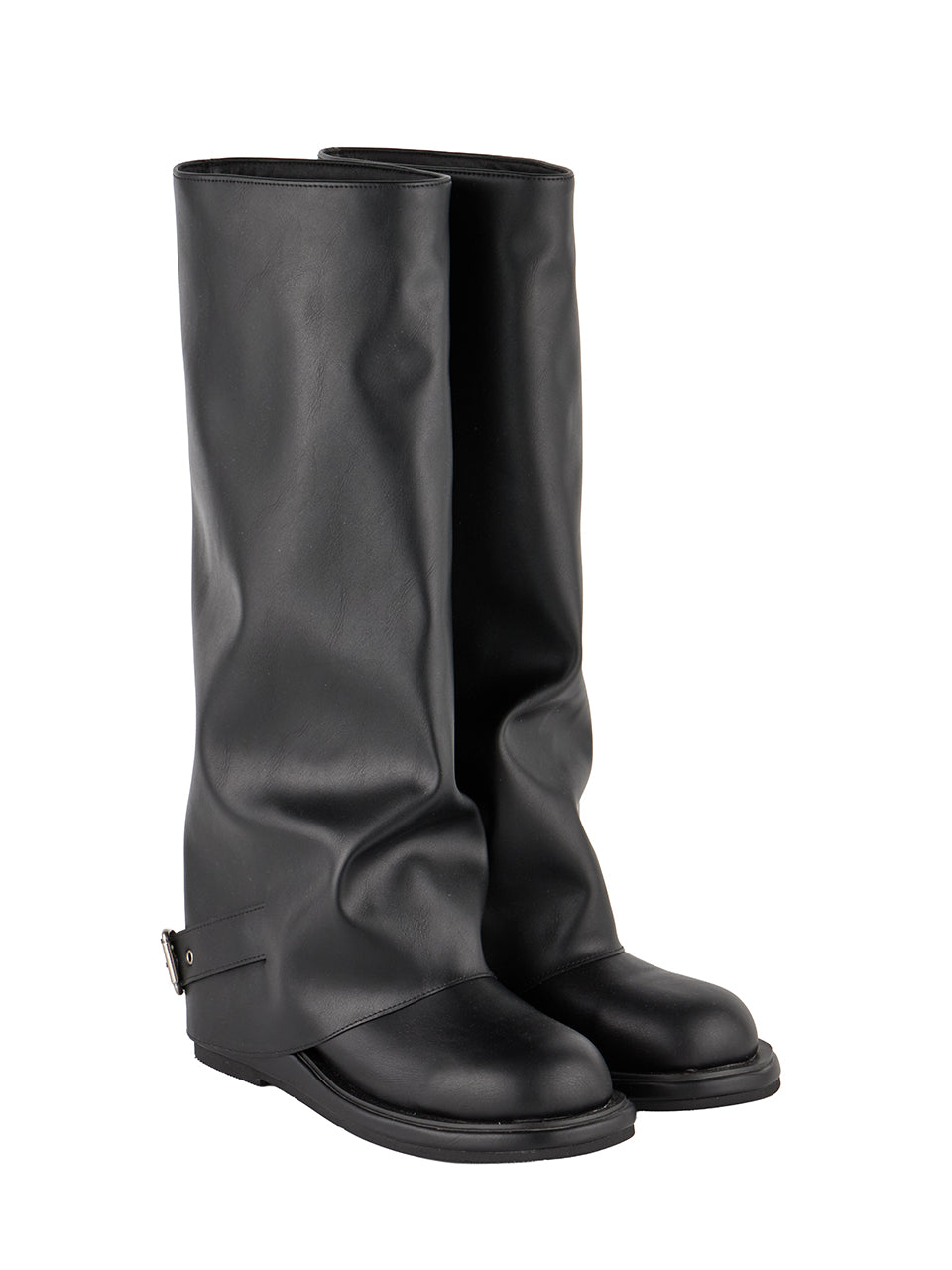 AR-3485 Buckle Long Boots
