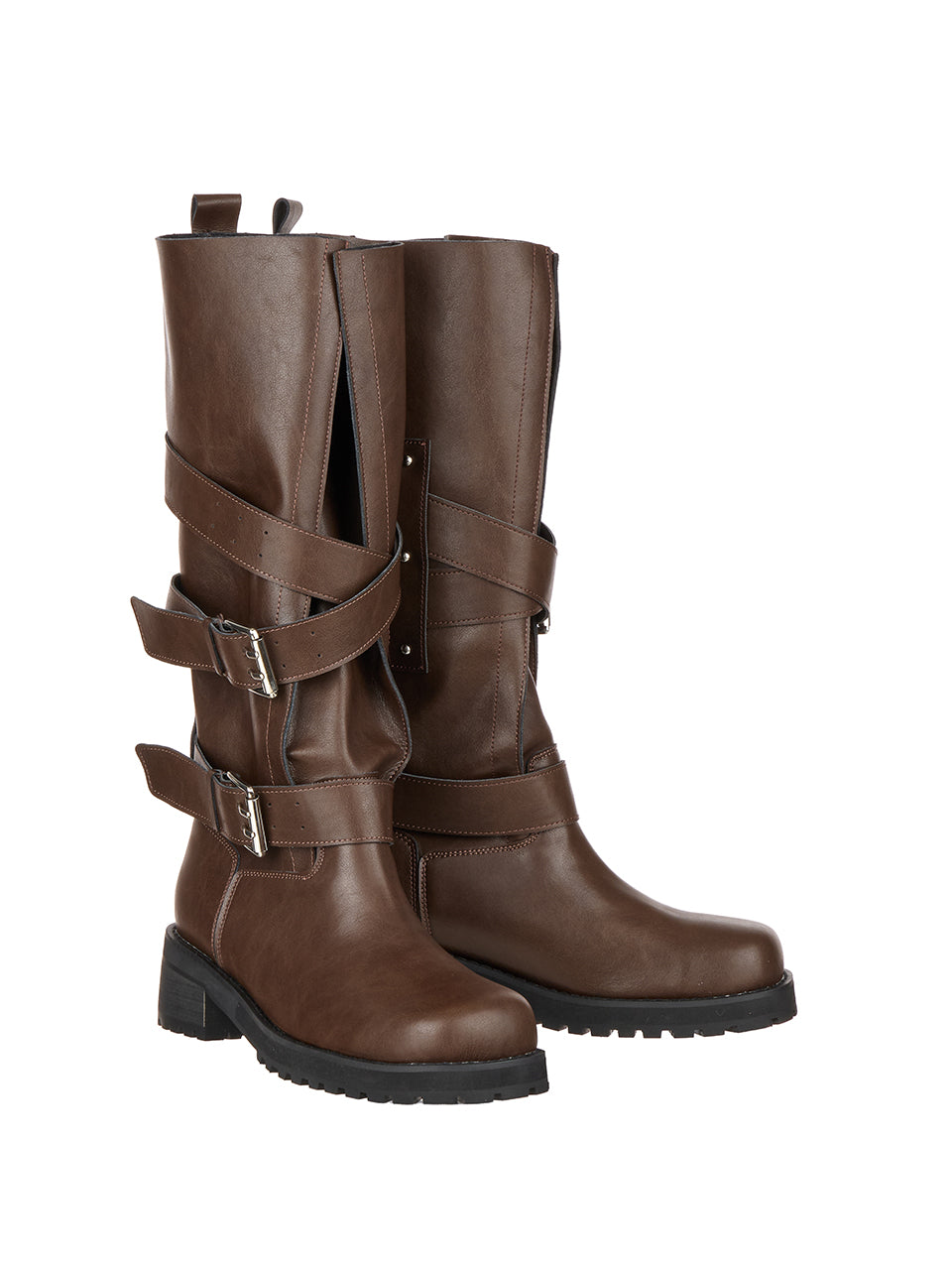 AR-3492 Buckle Long Boots