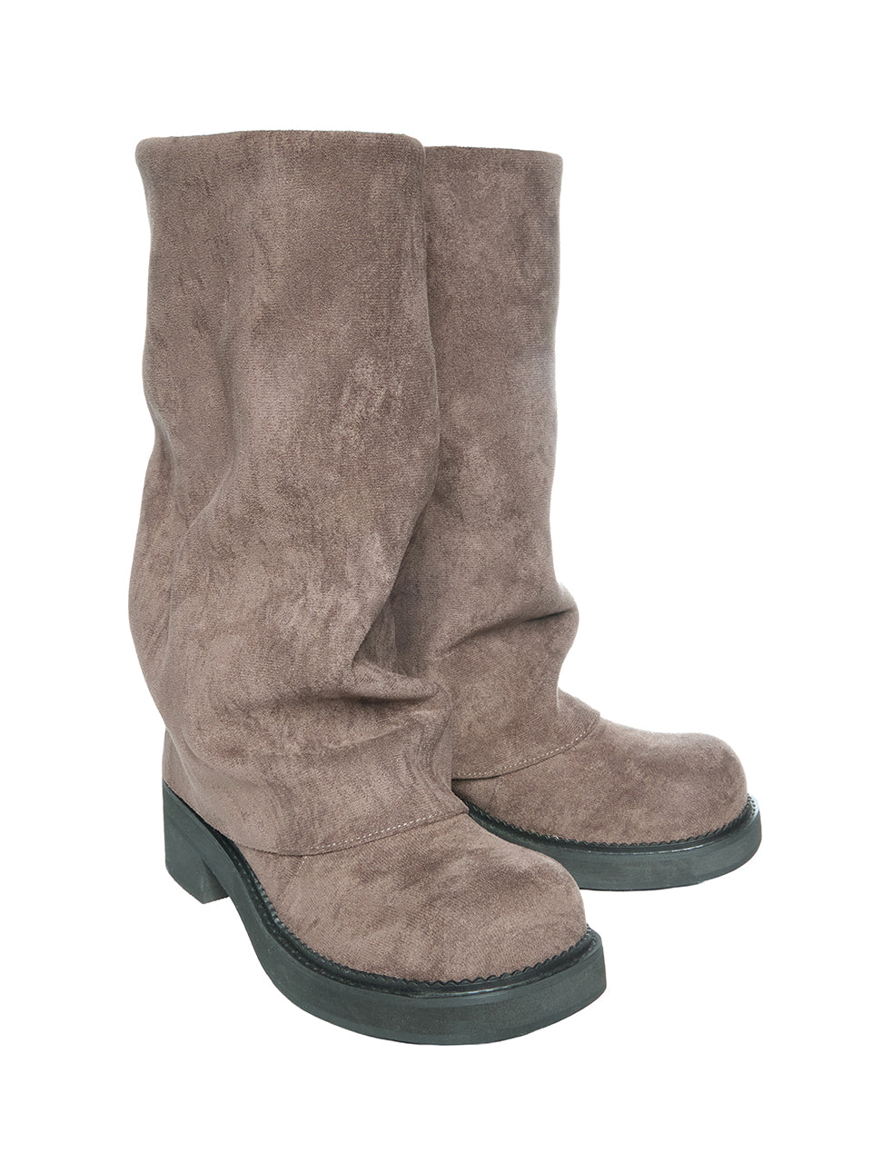 AR-3537 Folding Platform Mid-Calf Boots