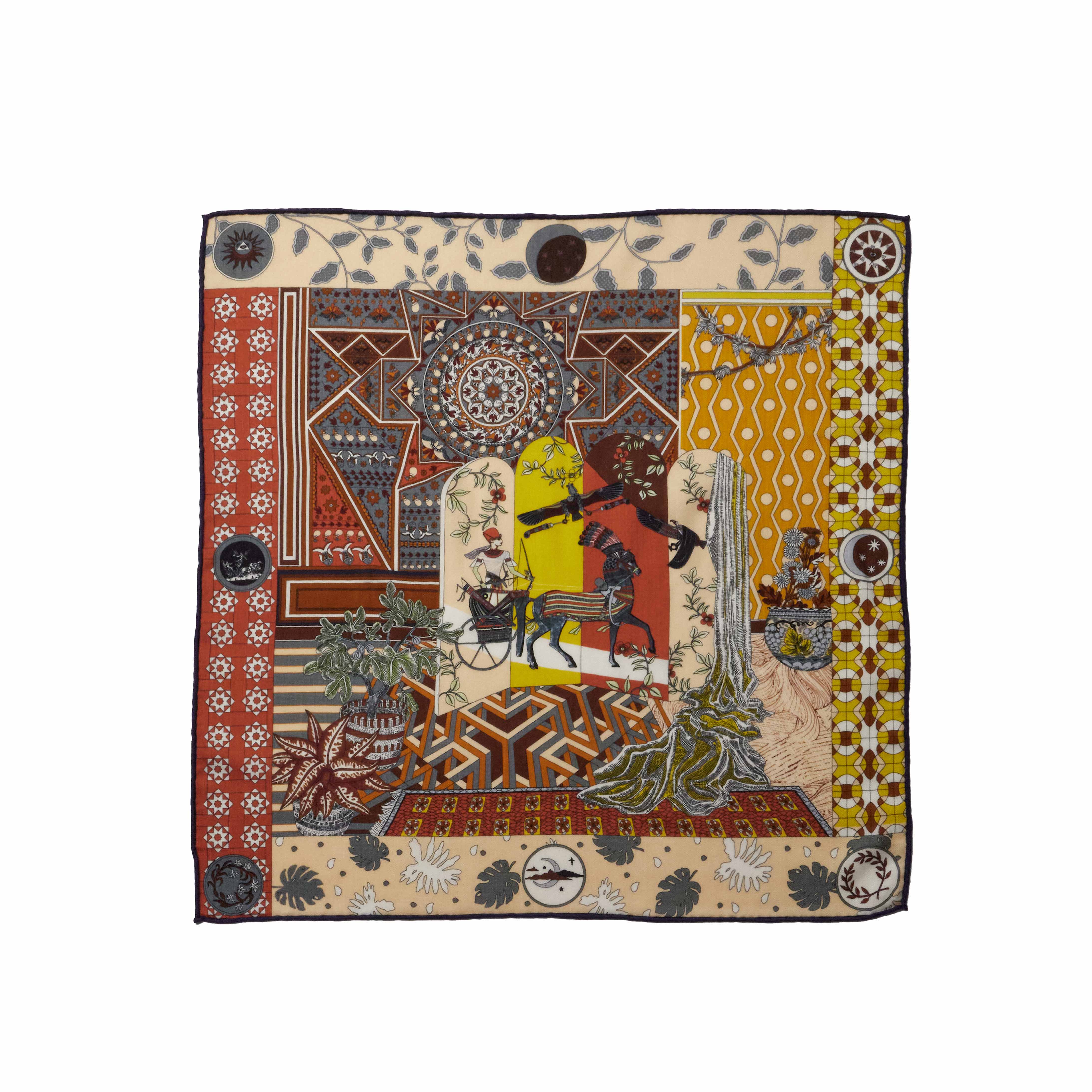 AS-1678 Wool Silk Scarf