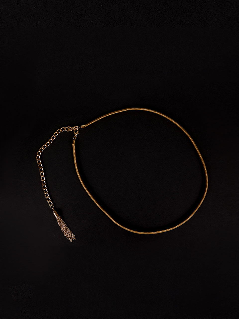 AT-552 Leather Chain Belt