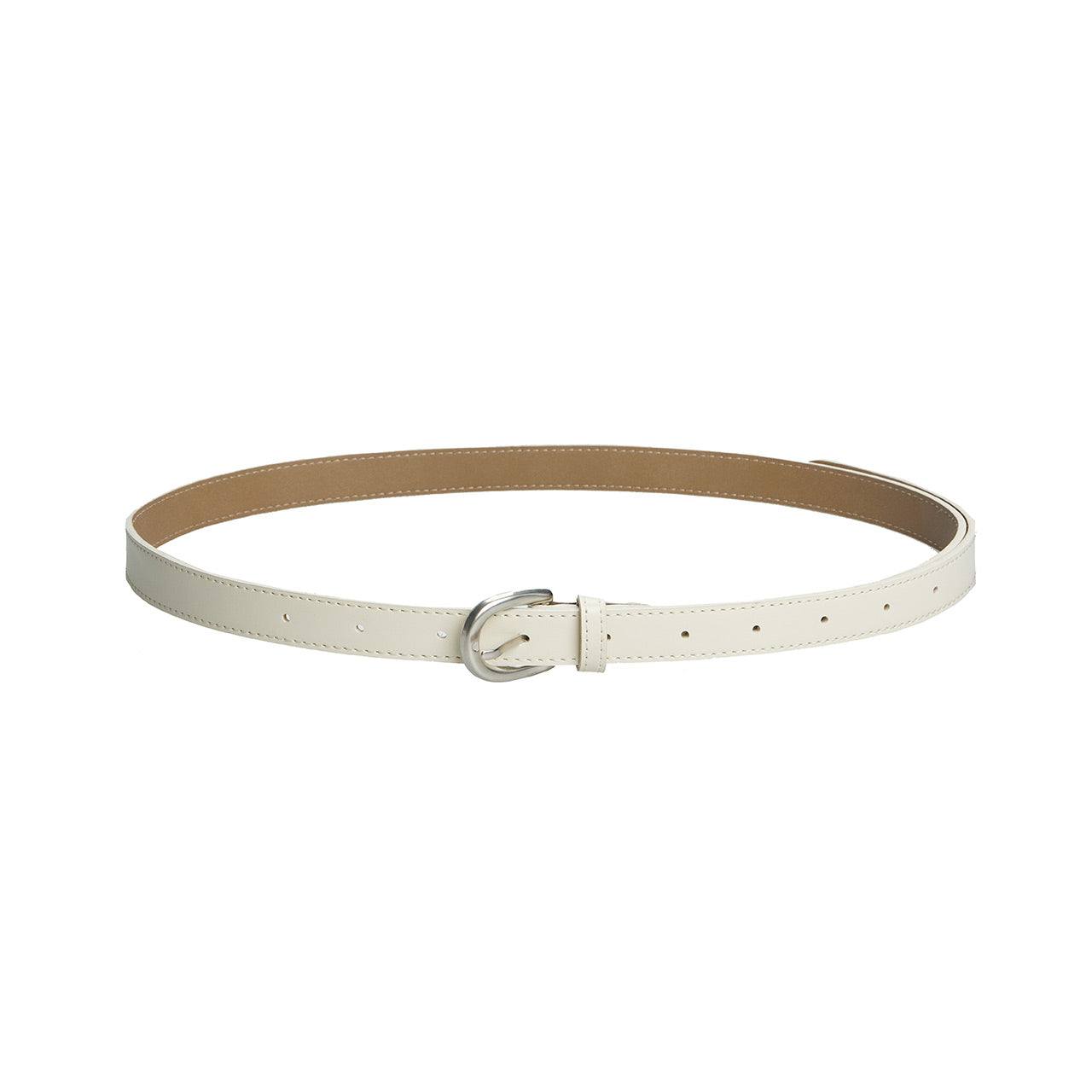 AT-568 Slim Round Buckle Belt