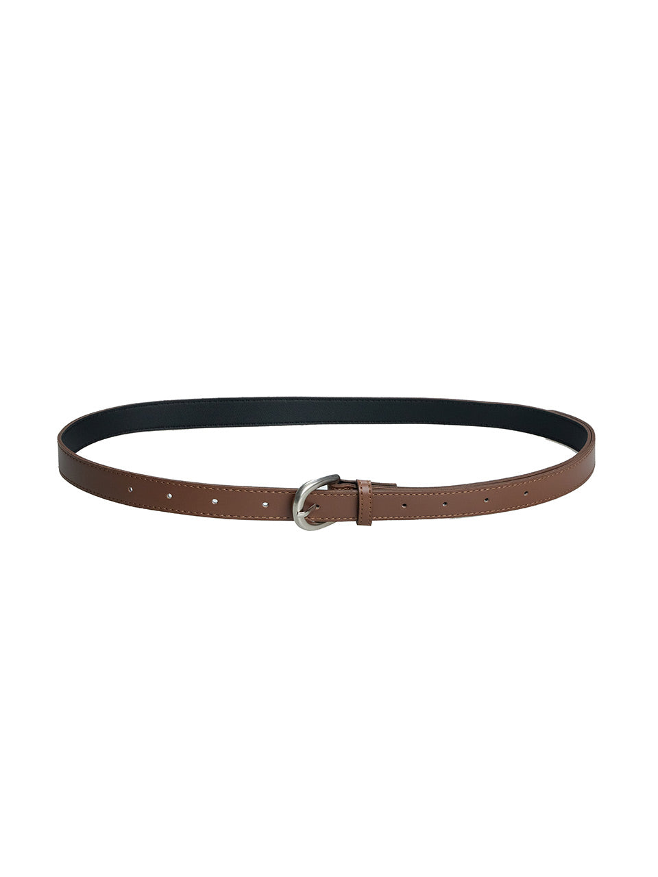 AT-568 Slim Round Buckle Belt