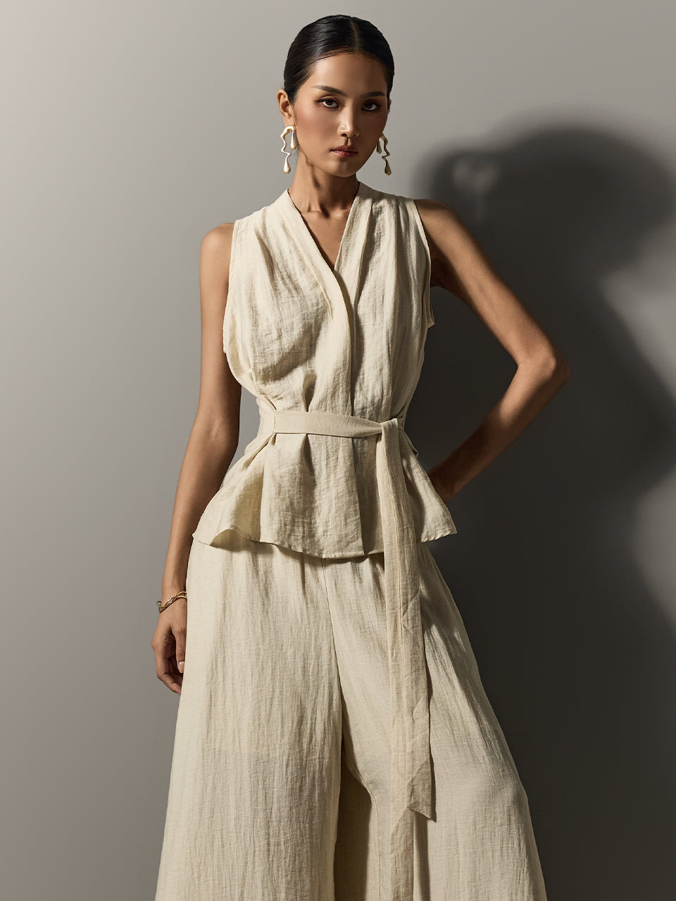 B3102 ラップブラウス