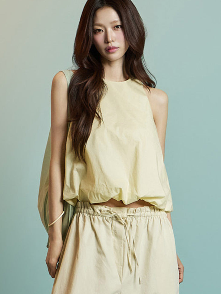 B3104 灯笼袖上衣