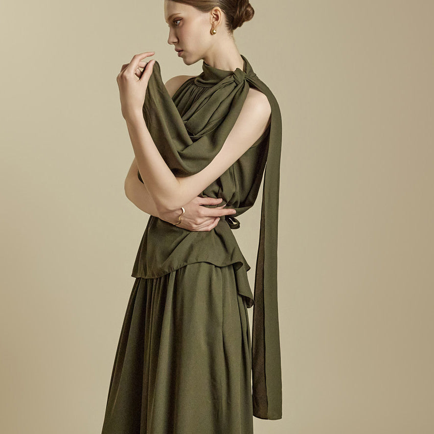 B3124 Blouse with Strap