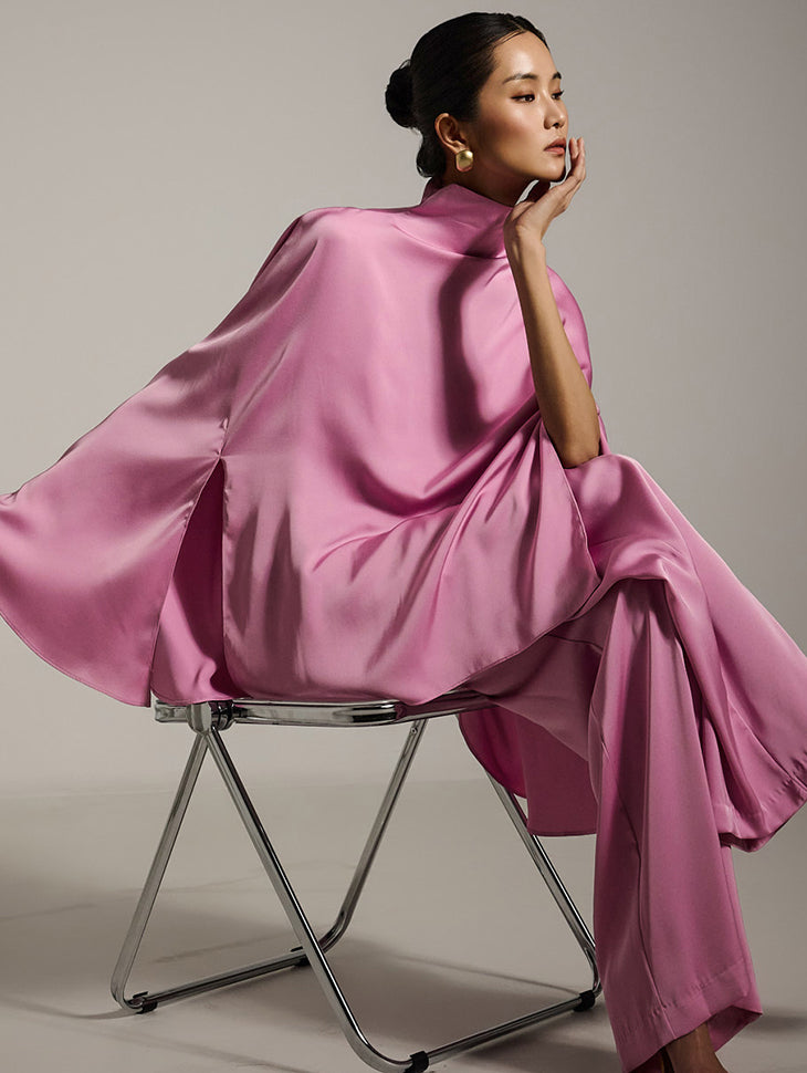 B9190 ケープブラウス