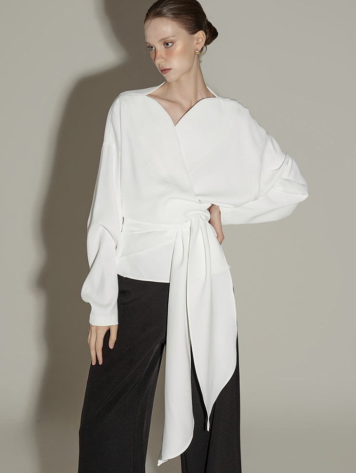 B9200 Wrap Blouse