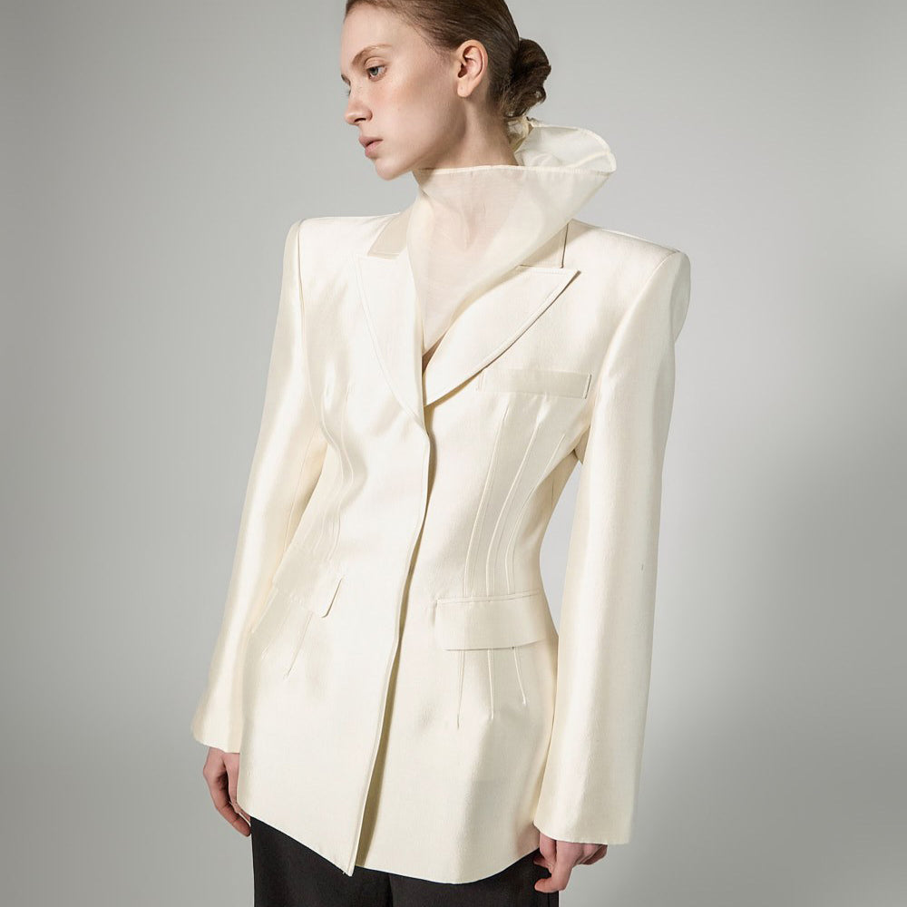 B9205 Organza Blouse