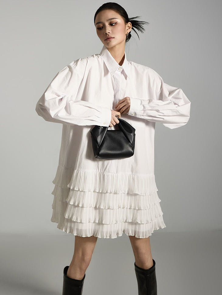 D5188 层叠衬衫裙