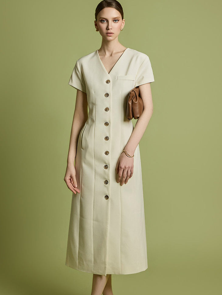 D5262 褶裥连衣裙