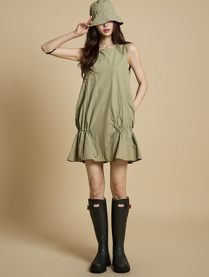 D5294 ストリングミニドレス