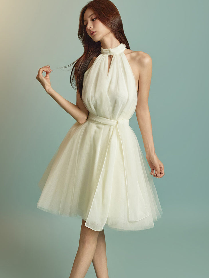 D5336 Sleeveless Dress with Strap