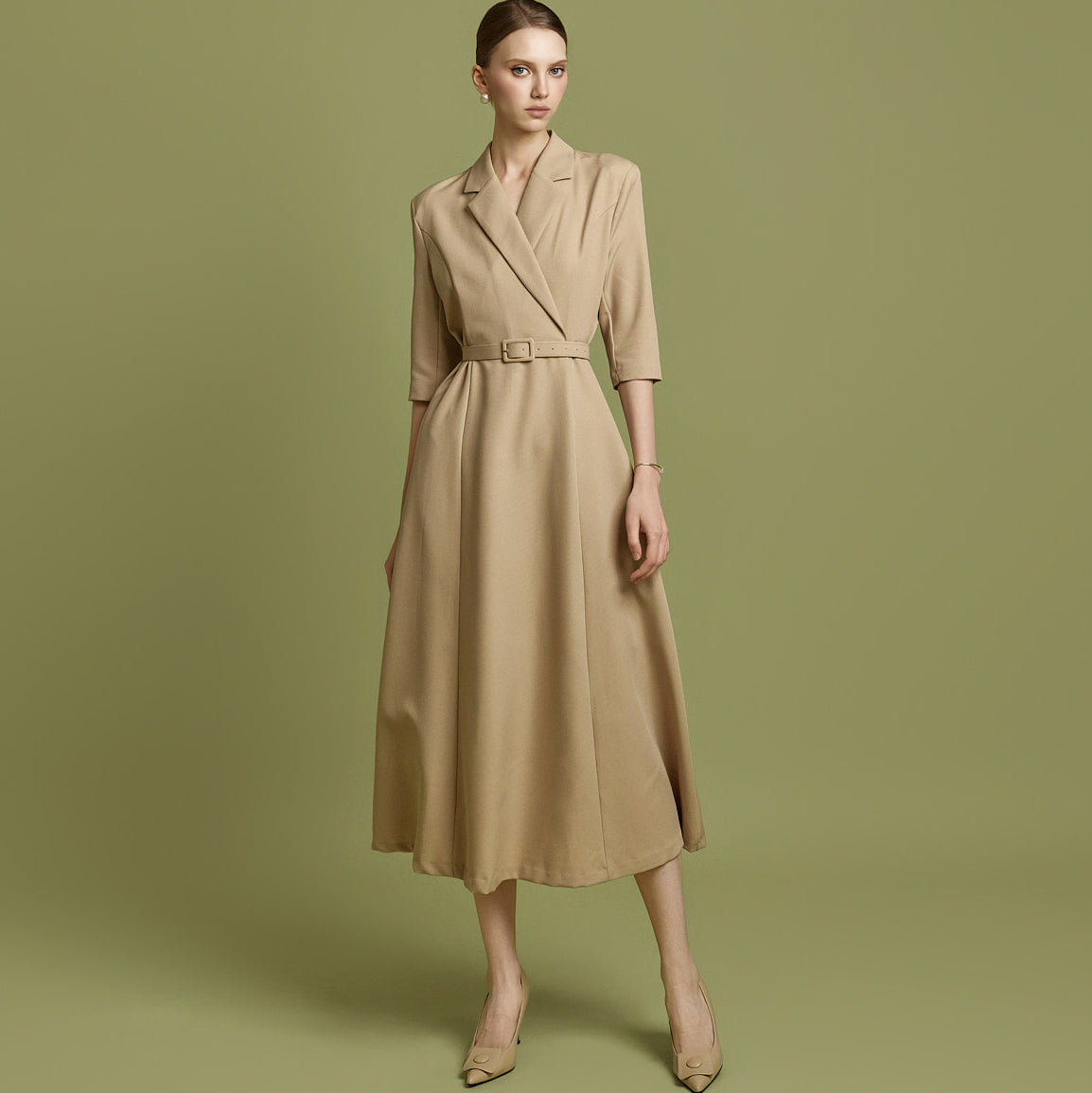 D5359 Dress with Belt