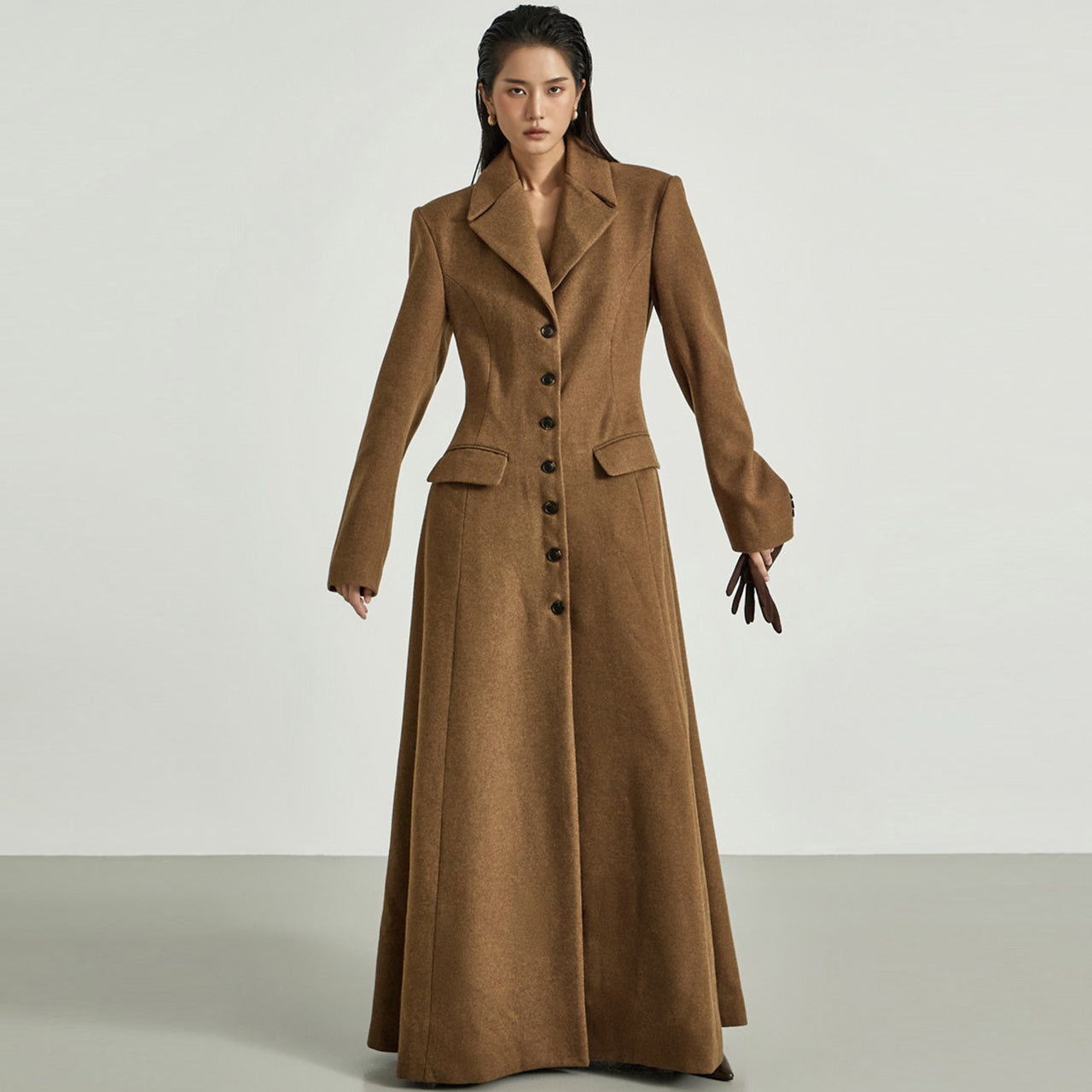 D5391 Coat Maxi Dress