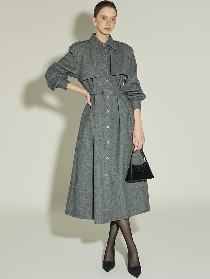 D5403 Trench Dress