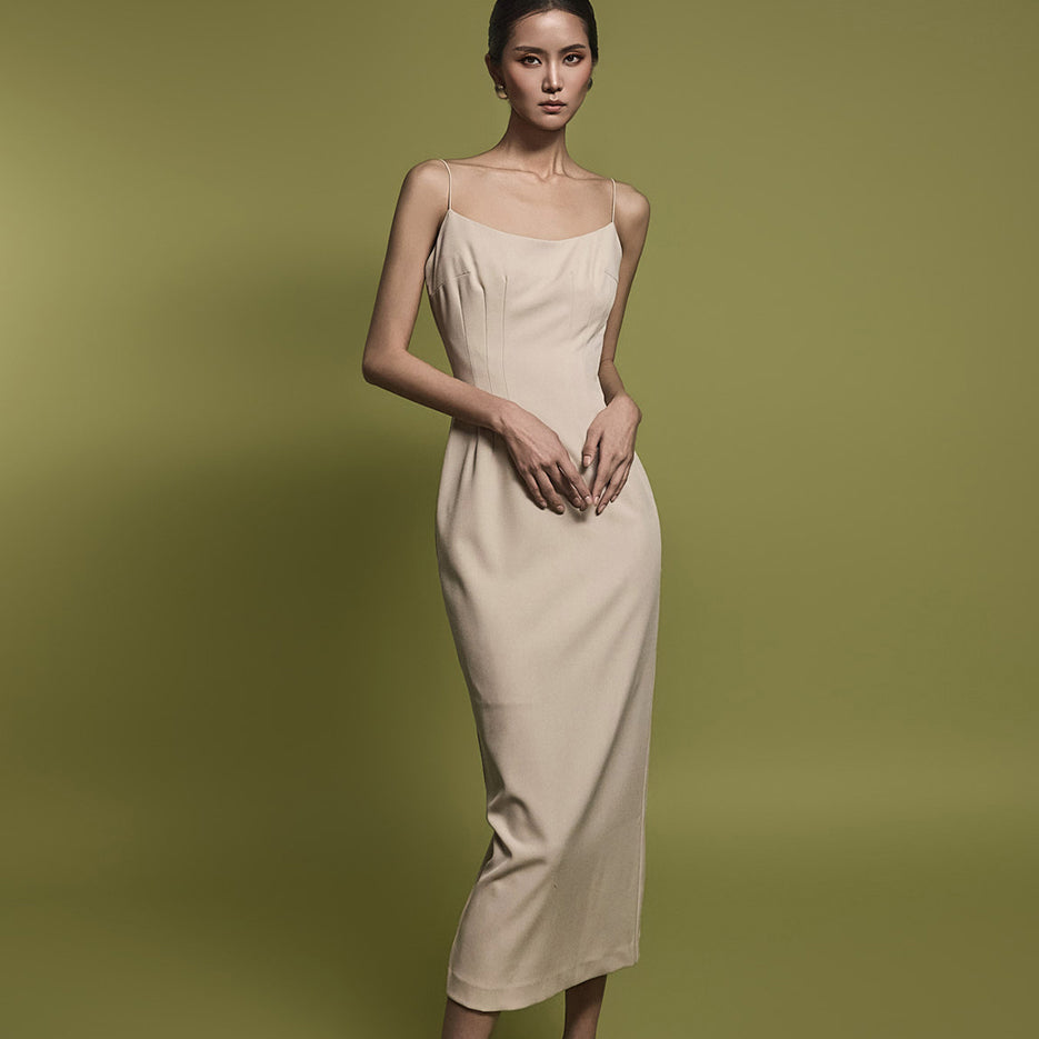 D9519 ノースリーブドレス