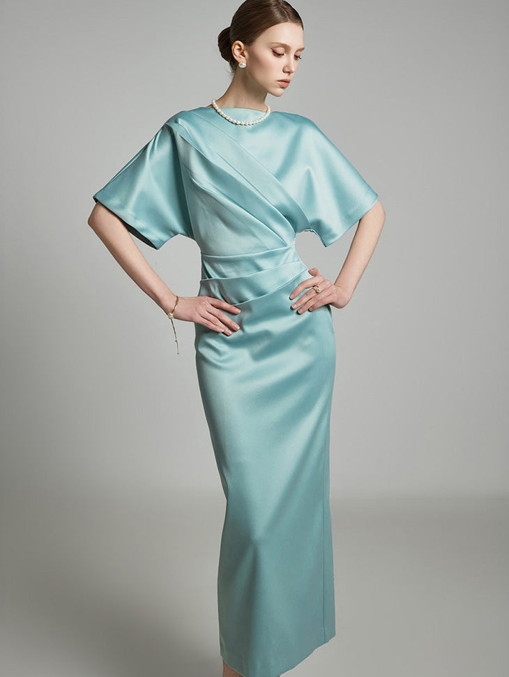 D9527 ドレープドレス