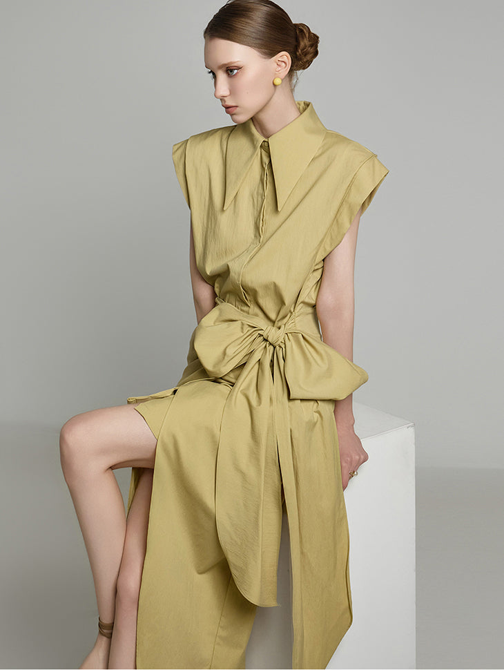 D9528 Shirt Dress with Strap