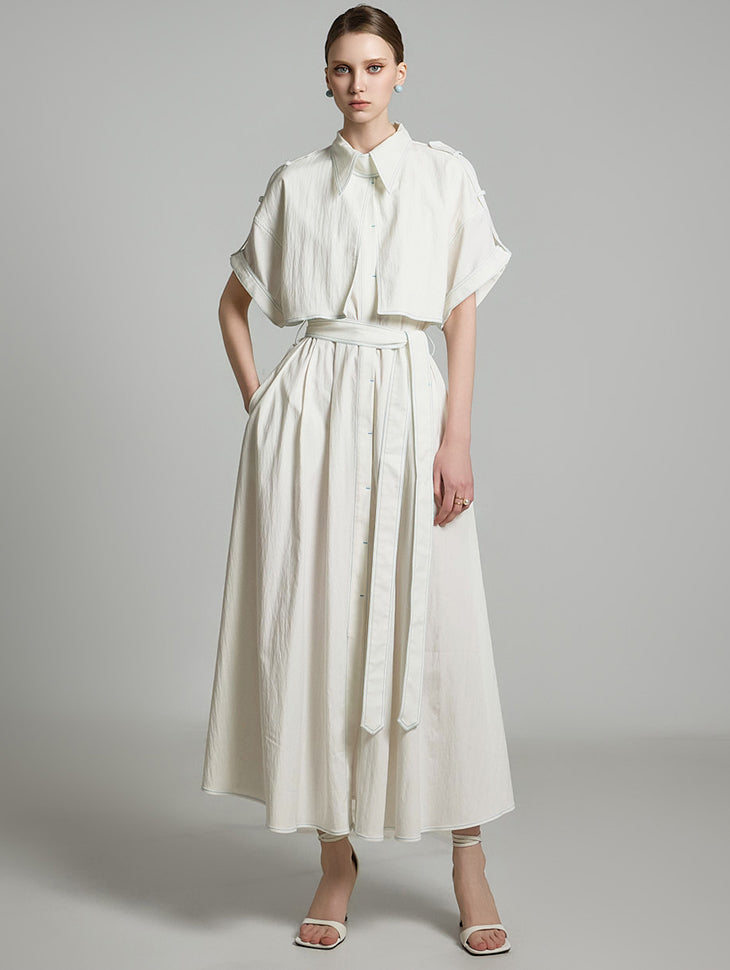 D9531 带肩带连衣裙