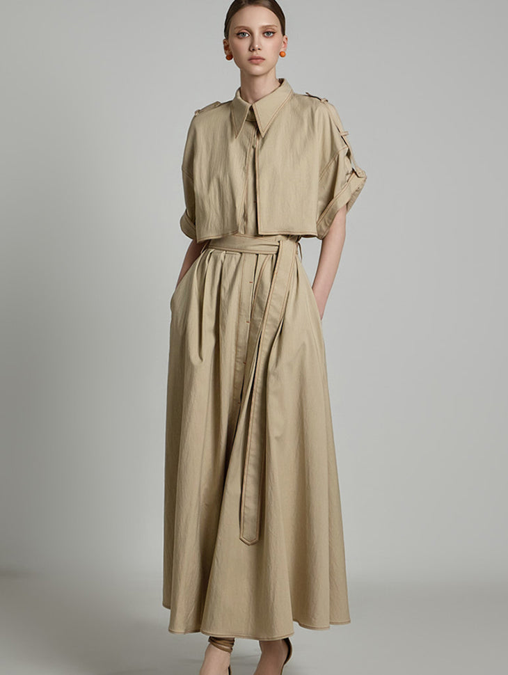 D9531 带肩带连衣裙