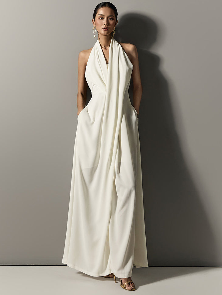 D9535 挂脖连衣裙