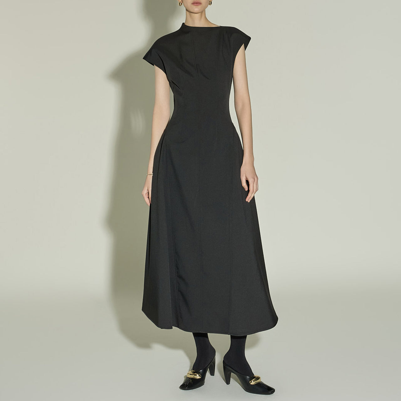 D9569 A-Line Flare Dress