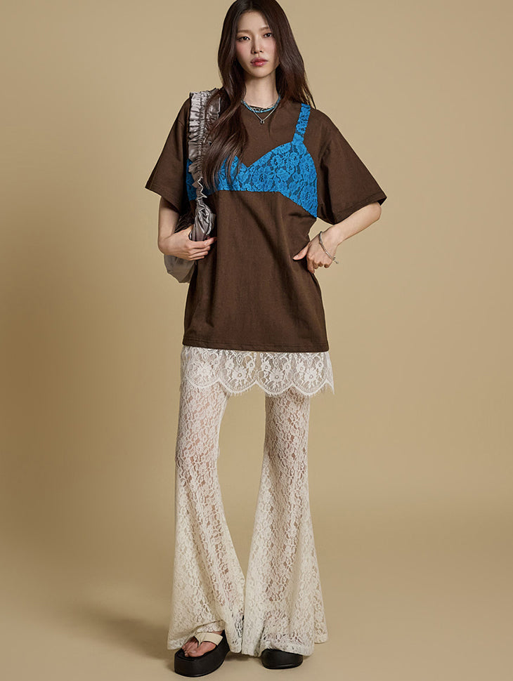 E3771 Lace T-shirt