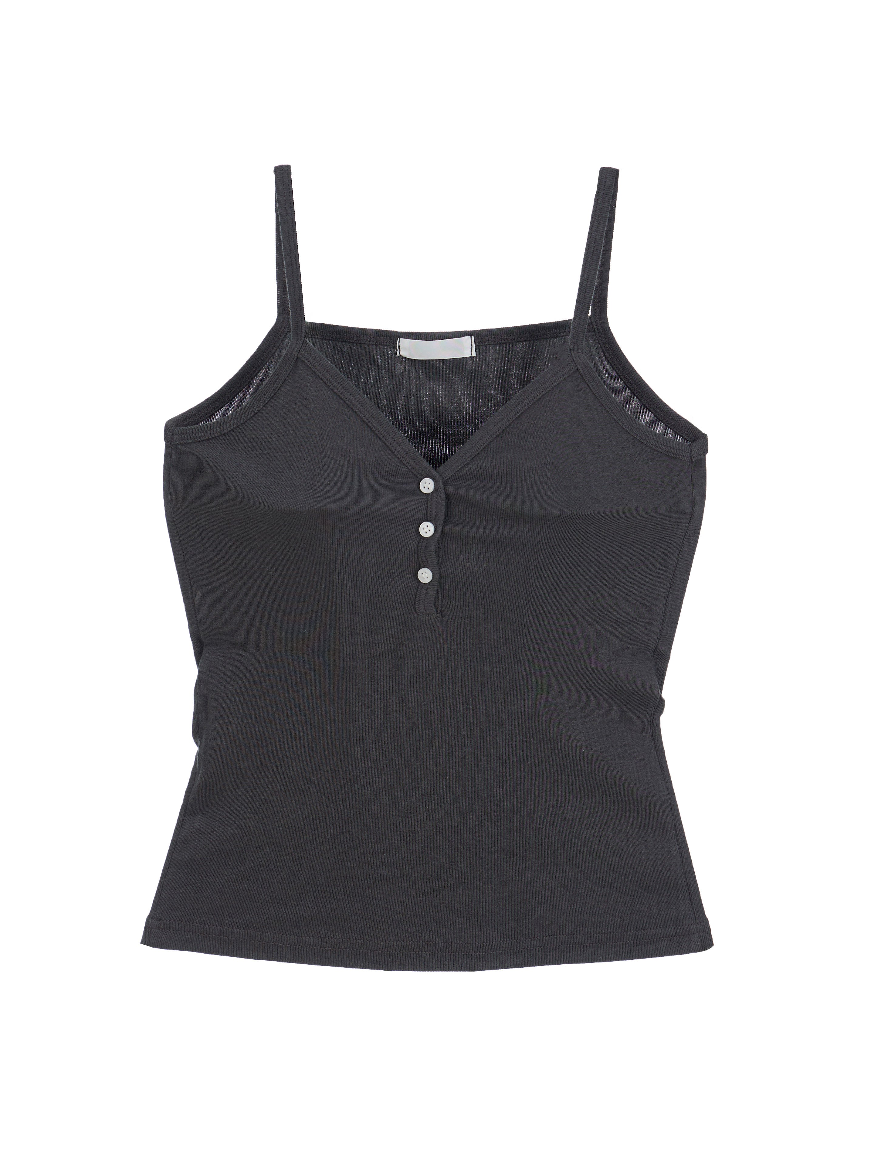 E3835 Button Sleeveless Top
