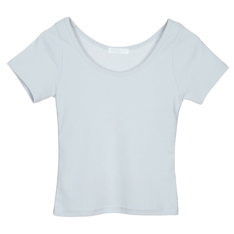 E3839 U-Neck T-Shirt