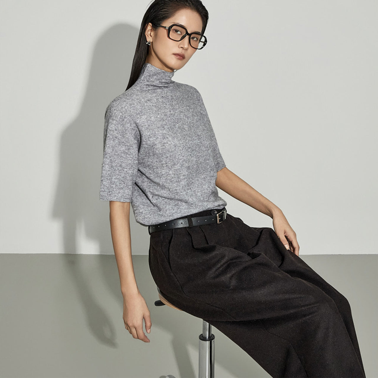 E4009 Turtleneck Top