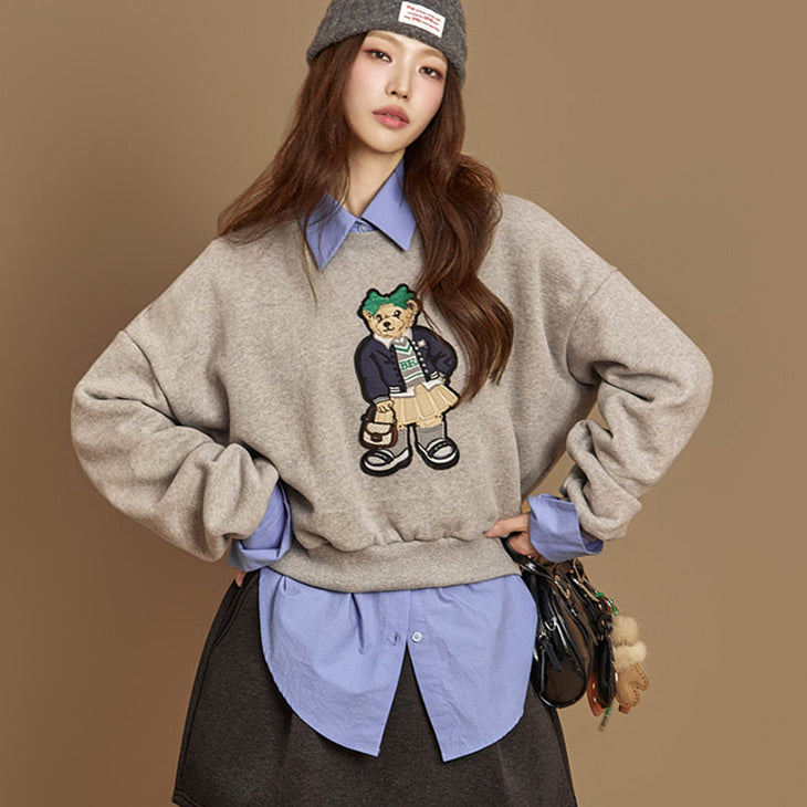 E4047 Bear Fleece Sweatshirts