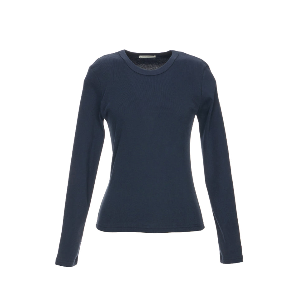 E4107 Ribbed Round Top