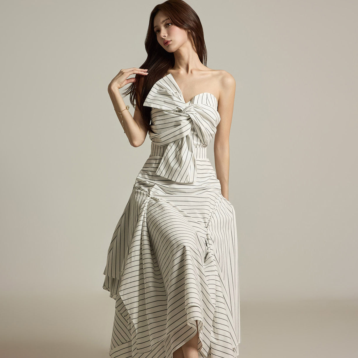 E9024 条纹紧身胸衣