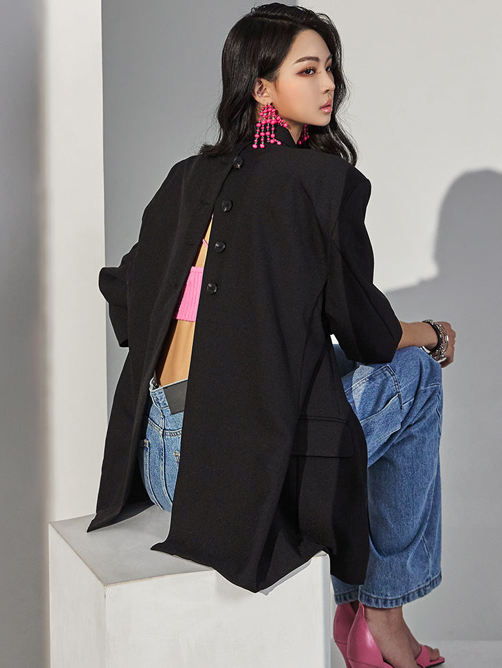 J1854 バックボタンジャケット