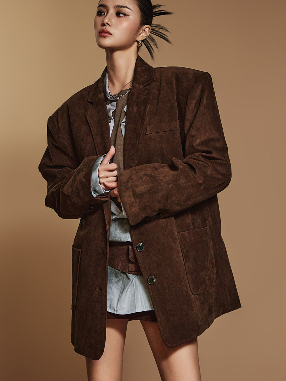 J2394 绒面革夹克