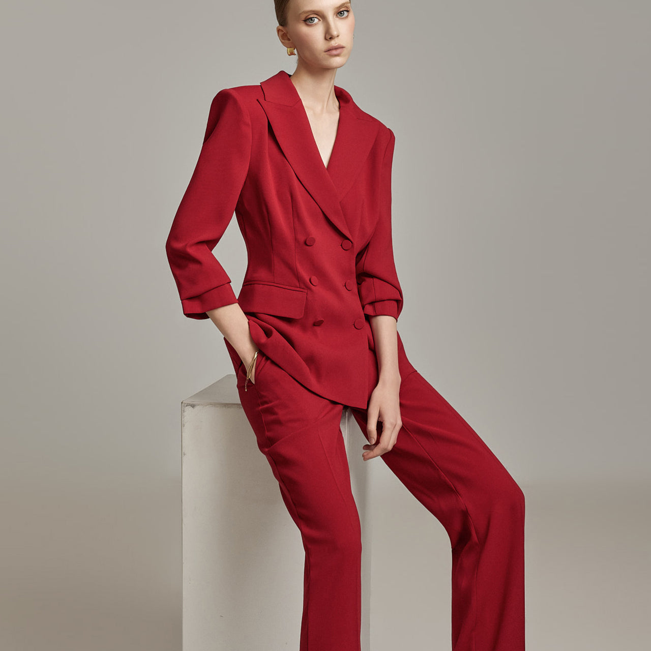 J2436 Double-Button Jacket