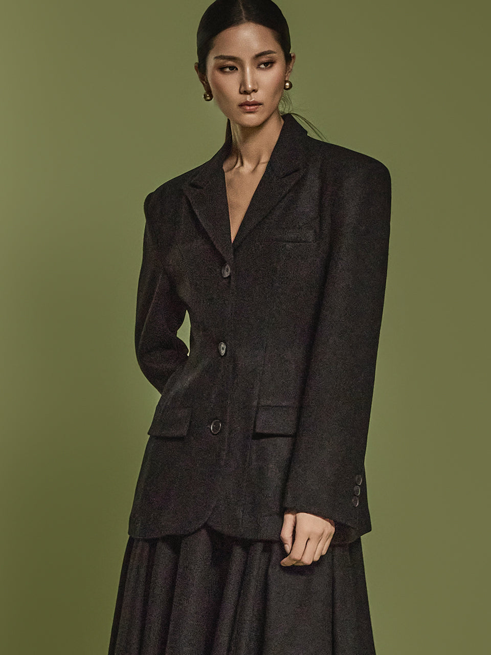 J2452 テーラードウールジャケット