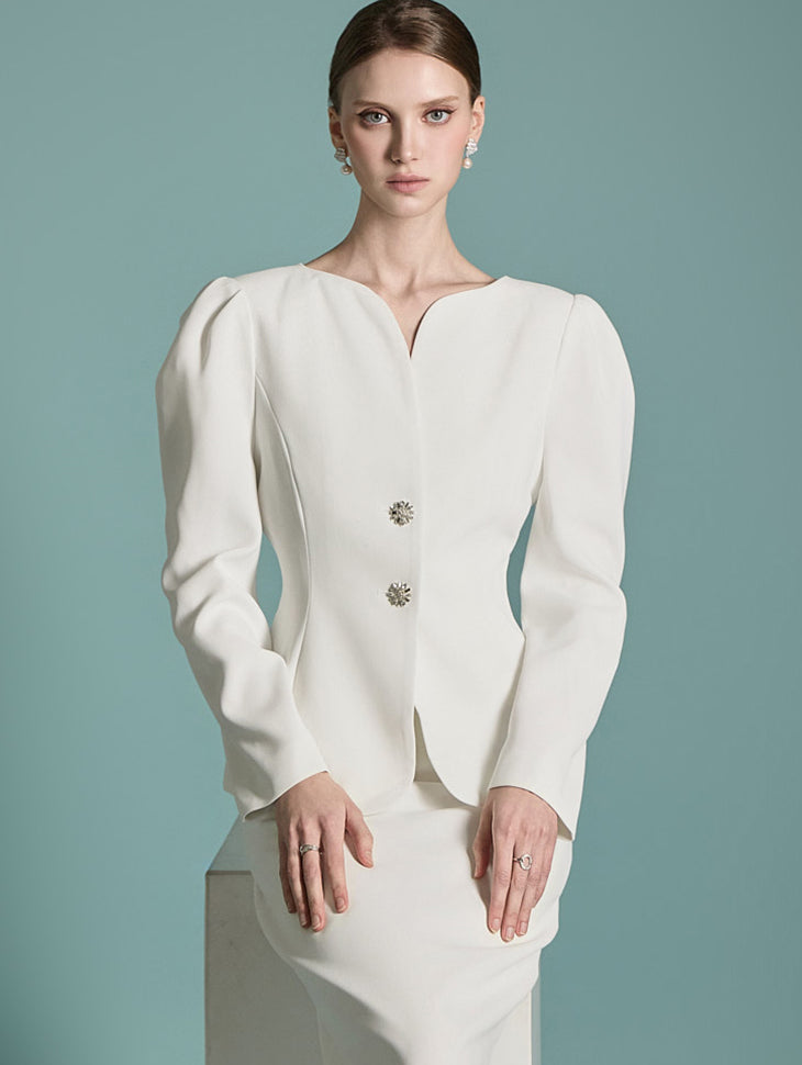 J2632 ハートネックジャケット