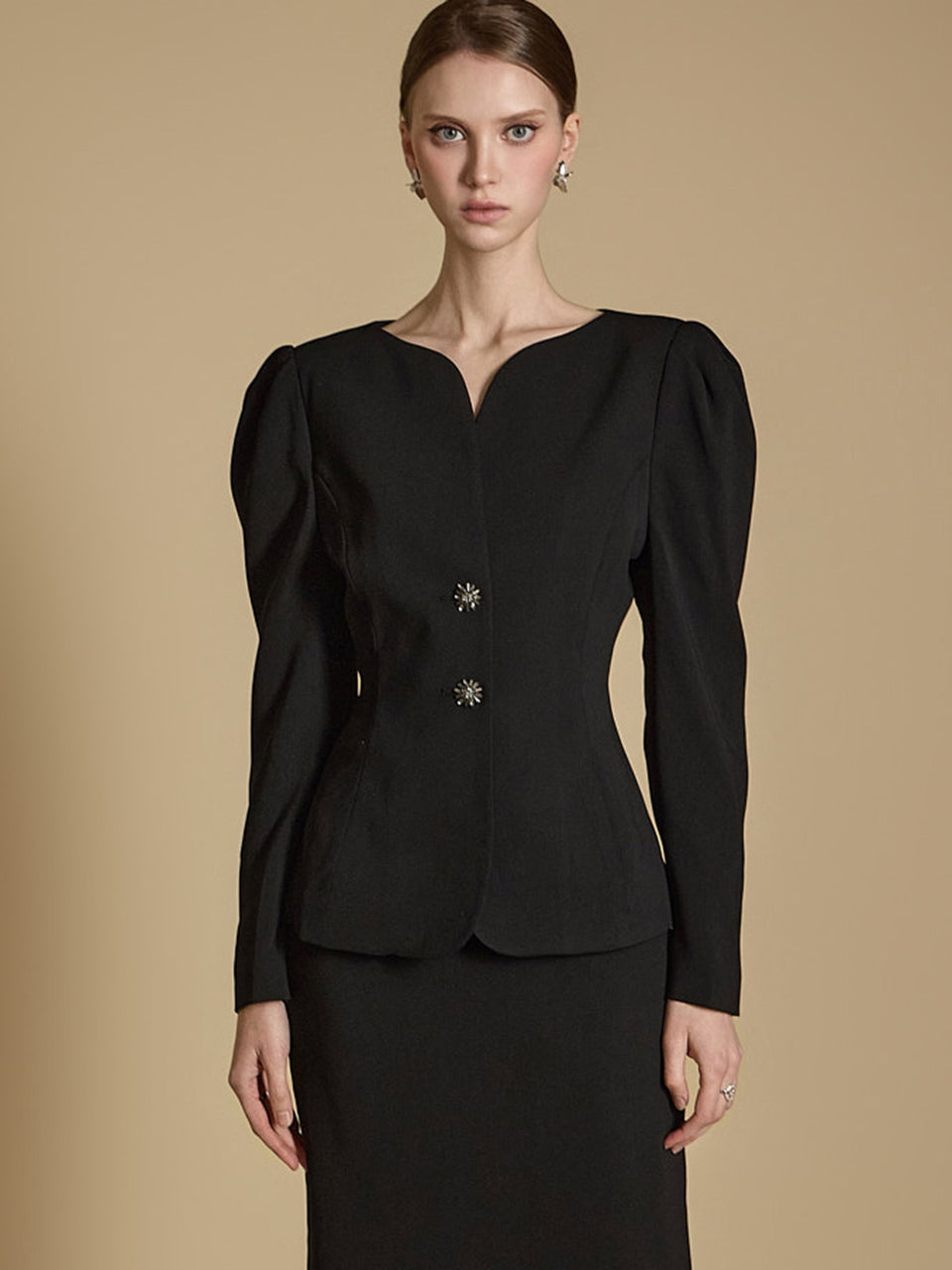 J2632 ハートネックジャケット