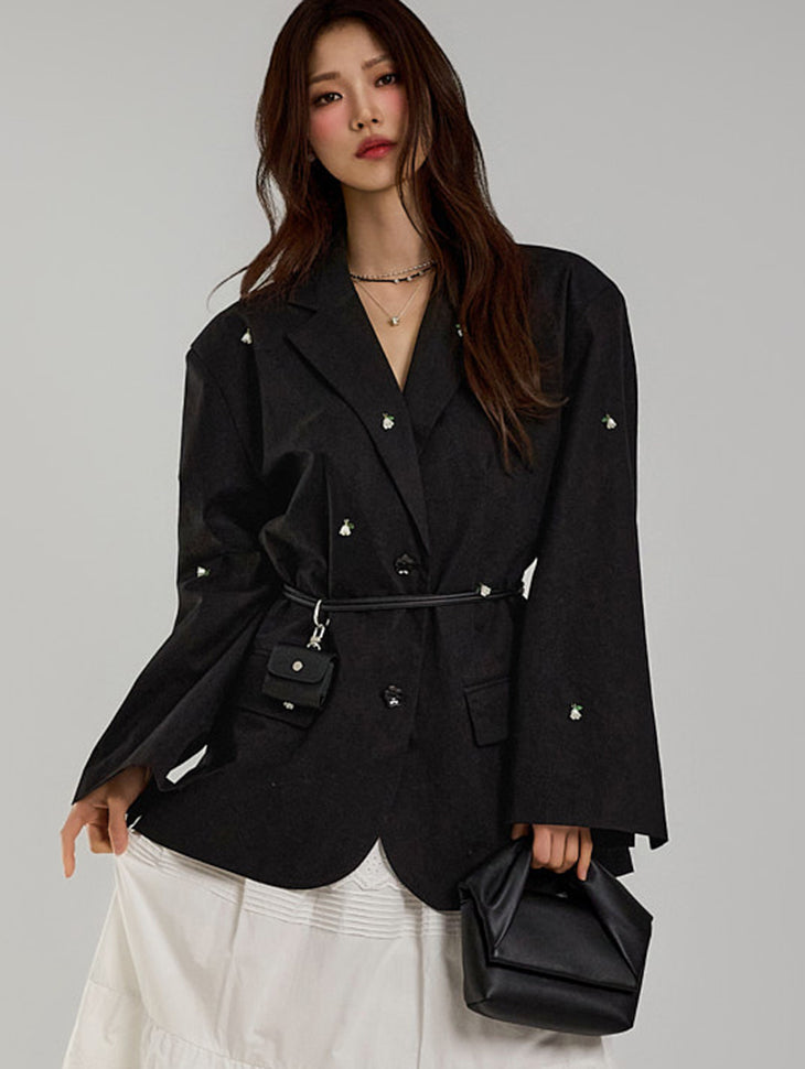 J2700 フラワー柄ジャケット