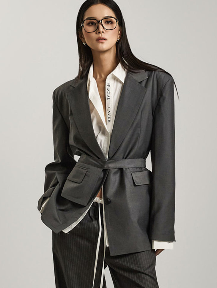 J2710 ベルト付きジャケット