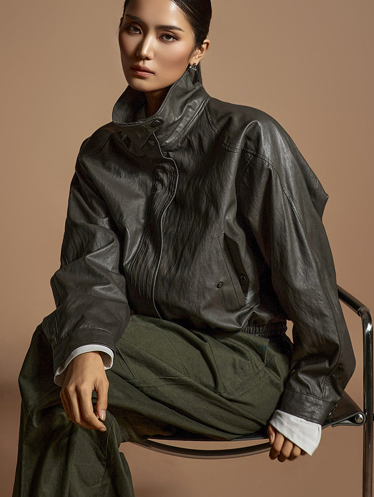 J2825 Leather Jacket